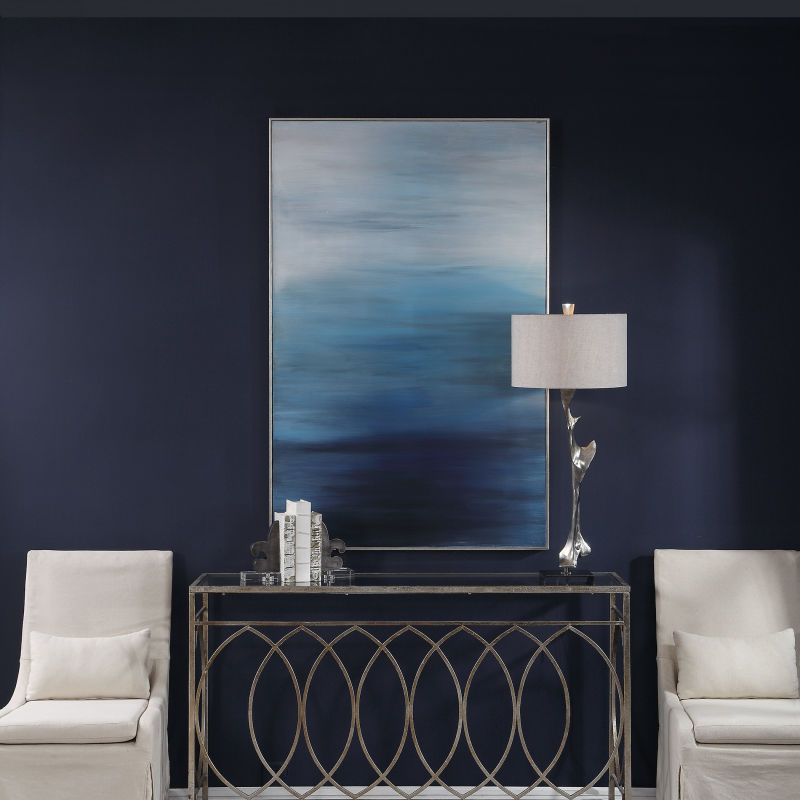 31418 Uttermost Moonlit Sea Hand Painted Canvas