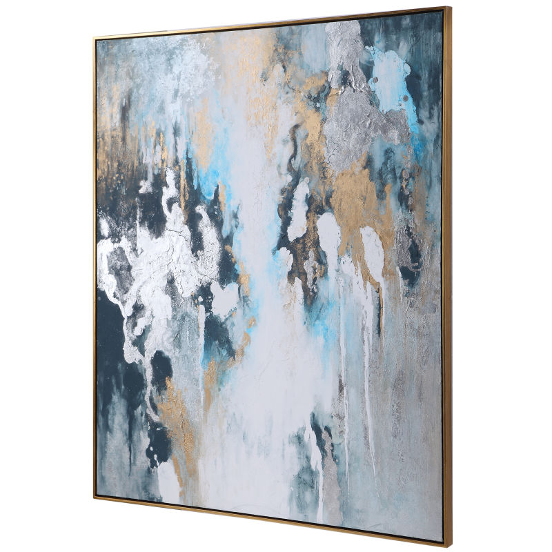 36058 Uttermost Stormy Seas Hand Painted Canvas