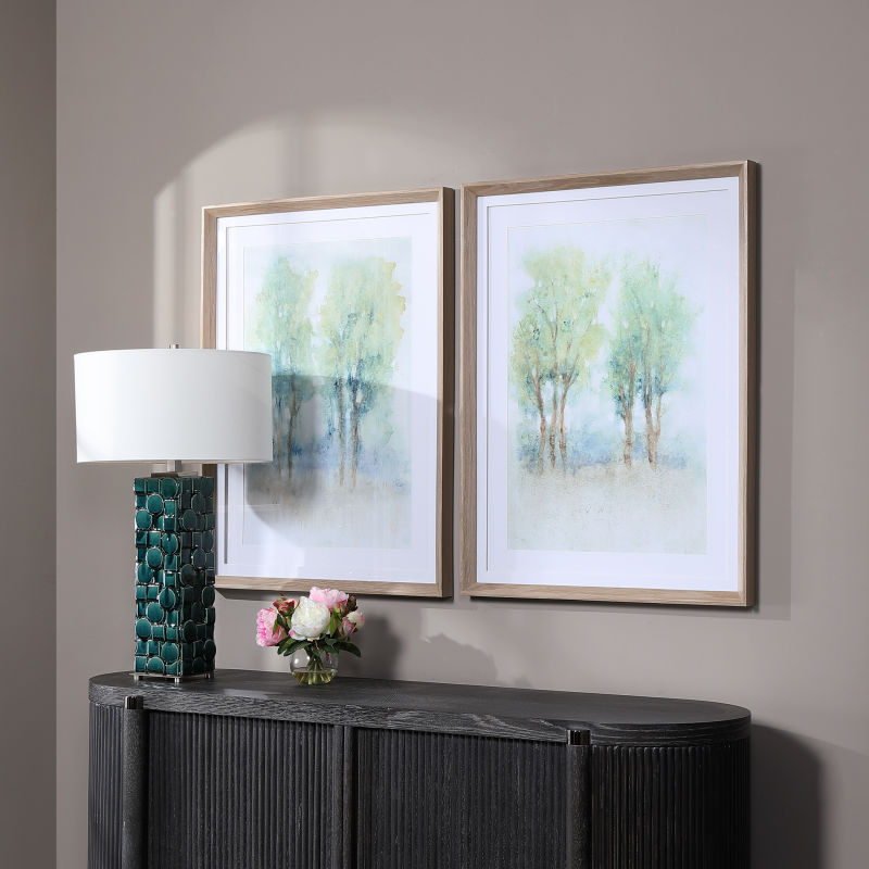 41615 Uttermost Meadow View Framed Prints, S/2