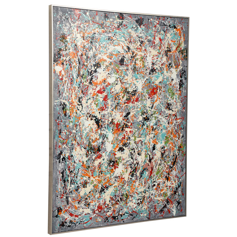 34379 Uttermost Organized Chaos Hand Painted Canvas