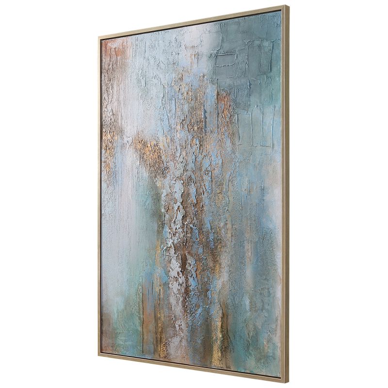 41432 Uttermost Rendezvous Hand Painted Abstract Art