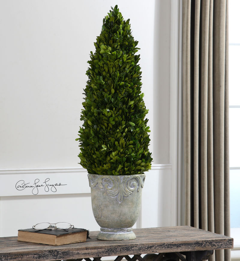 60111 Uttermost Boxwood Cone Topiary