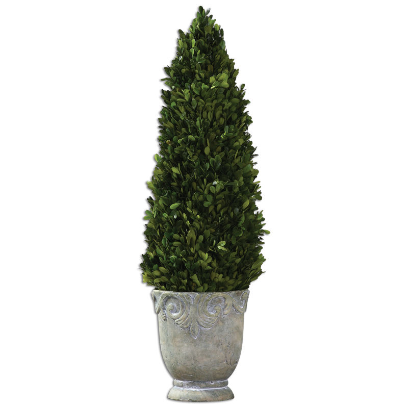 60111 Uttermost Boxwood Cone Topiary