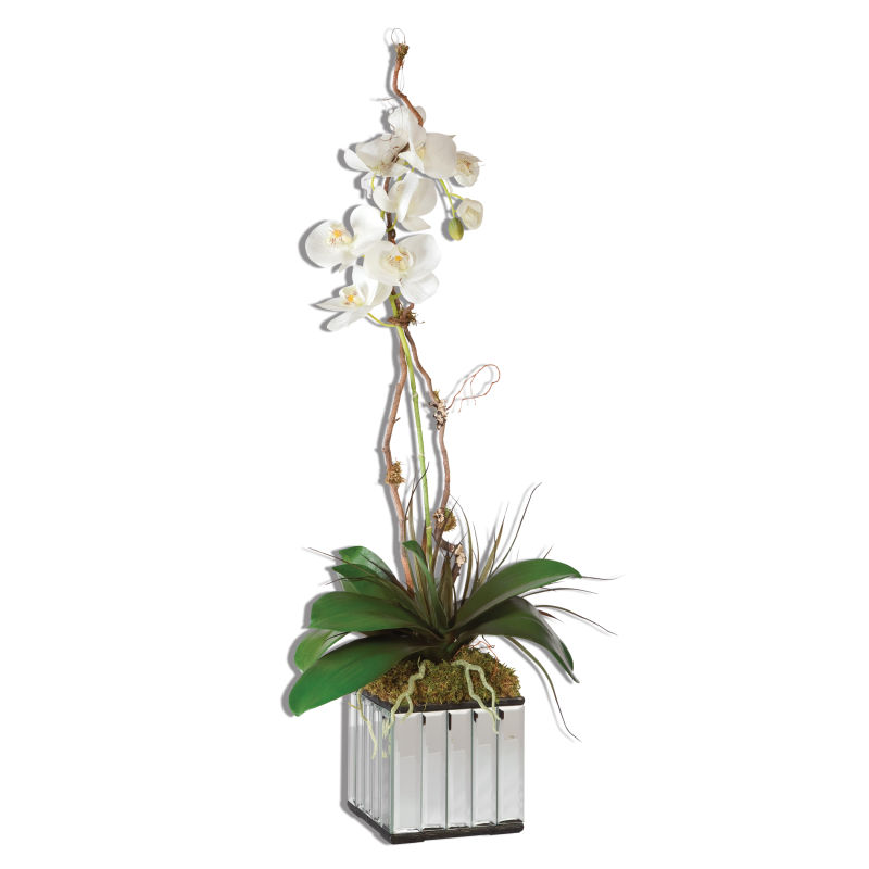60122 Uttermost White Kaleama Orchids