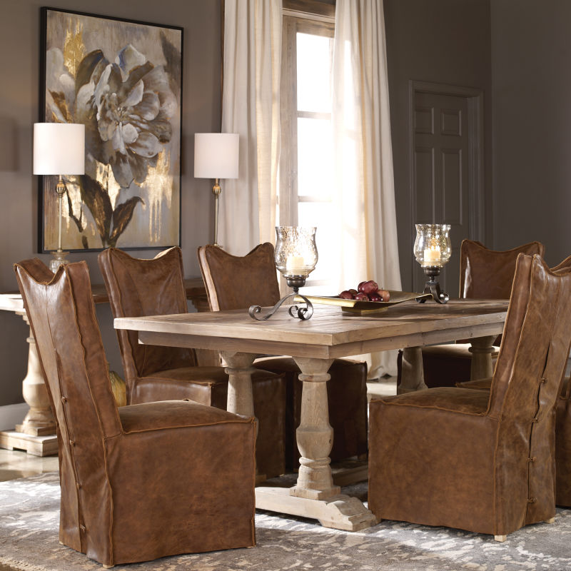 24557 Uttermost  Stratford Salvaged Wood Dining Table