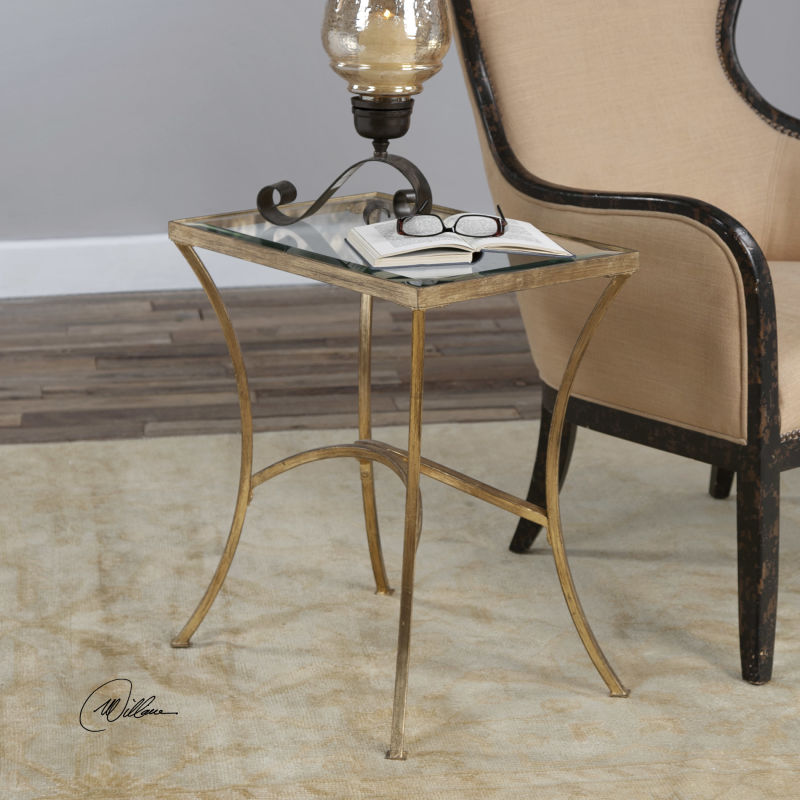 24641 Uttermost Alayna Gold End Table