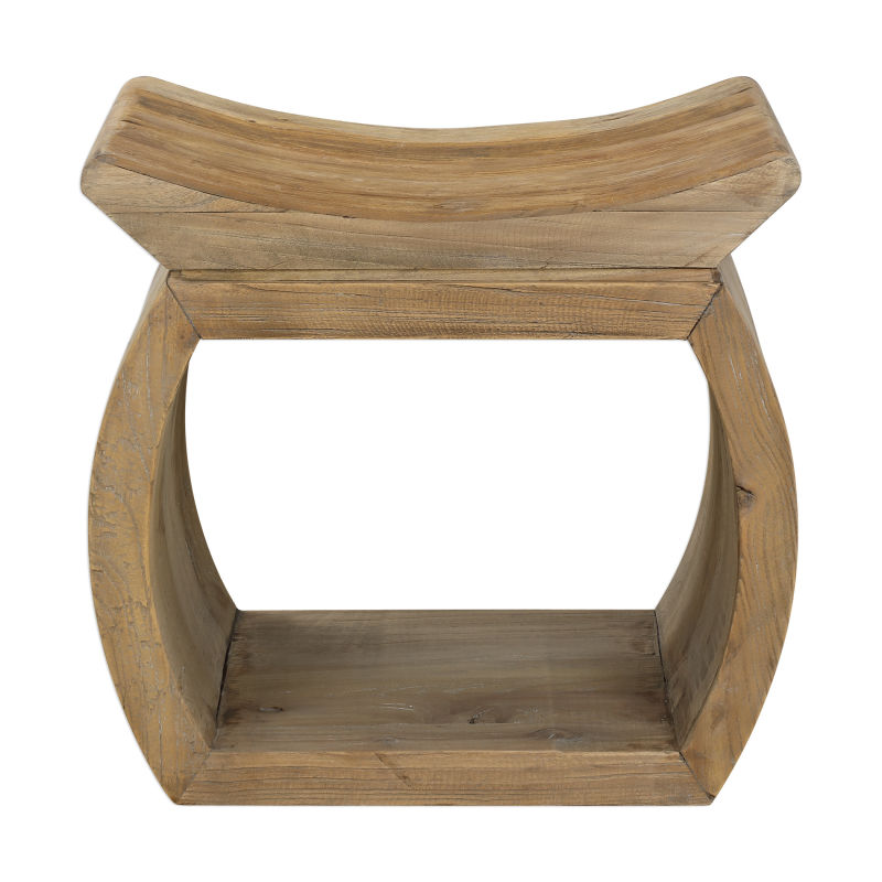 24814 Uttermost Connor Elm Accent Stool