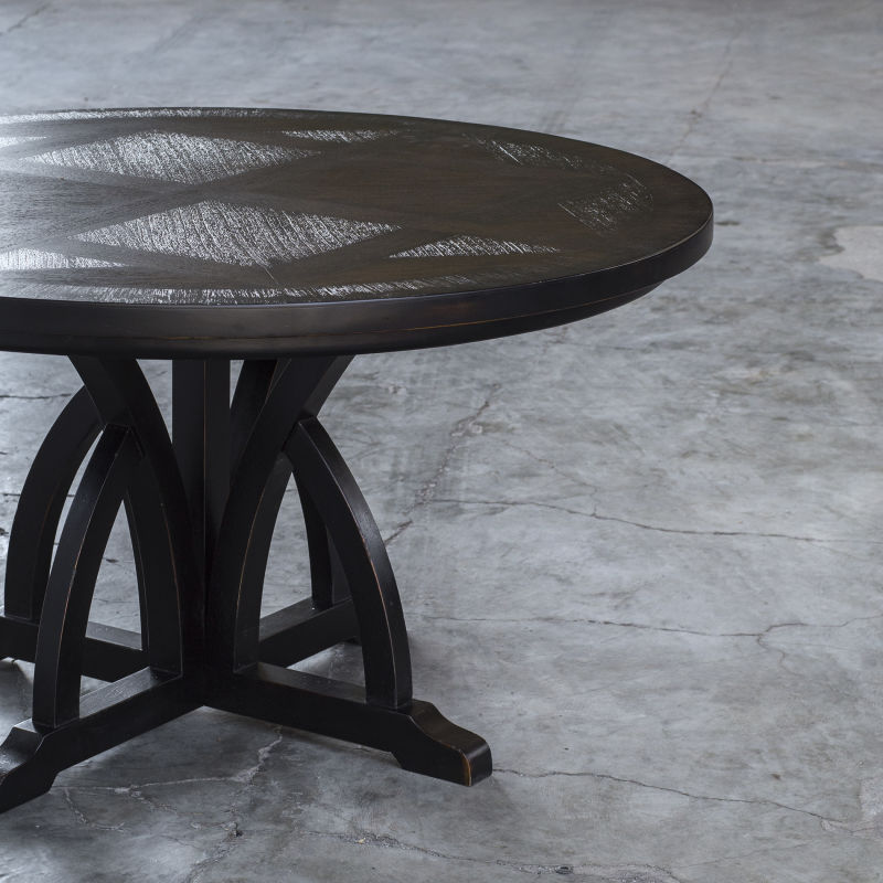 25861 Uttermost Maiva Round Dining Table