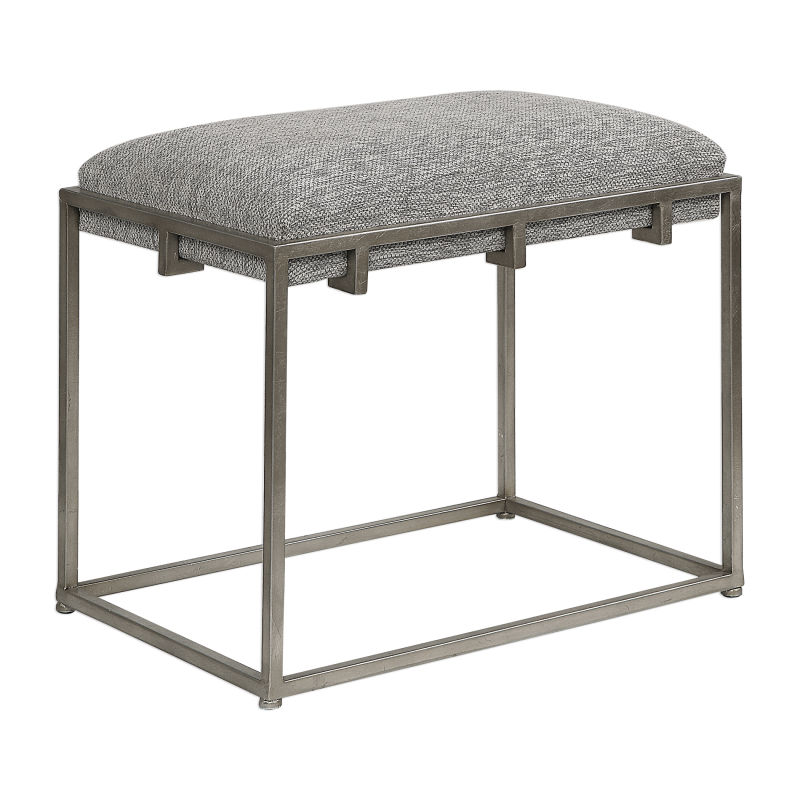 23471 Uttermost Edie Silver Small Bench