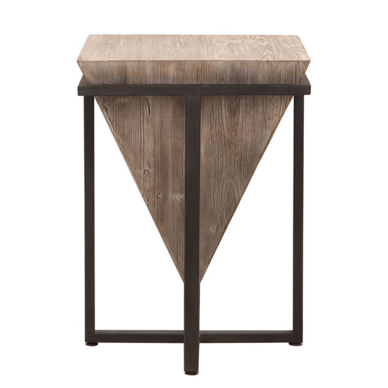 24864 Uttermost Bertrand Wood Accent Table