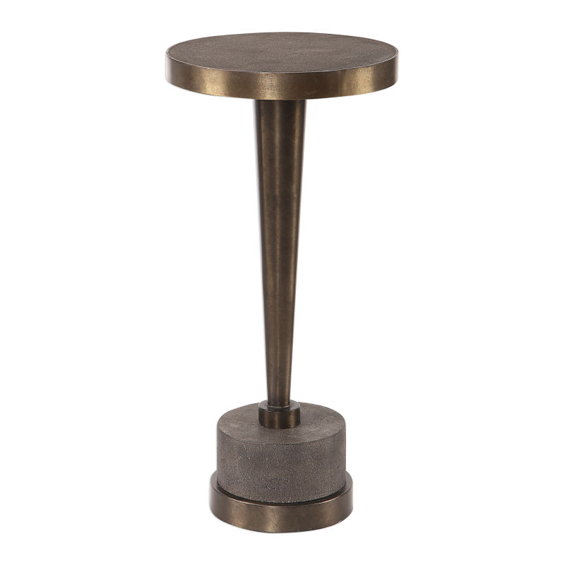 24863 Uttermost Masika Bronze Accent Table