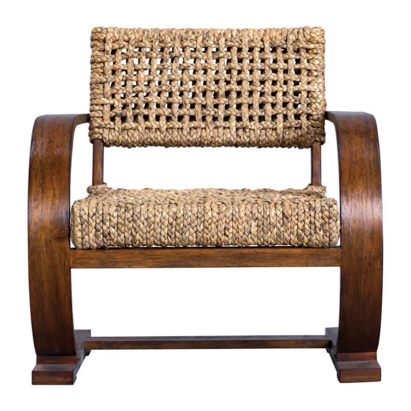 23483 Uttermost Rehema Natural Woven Accent Chair