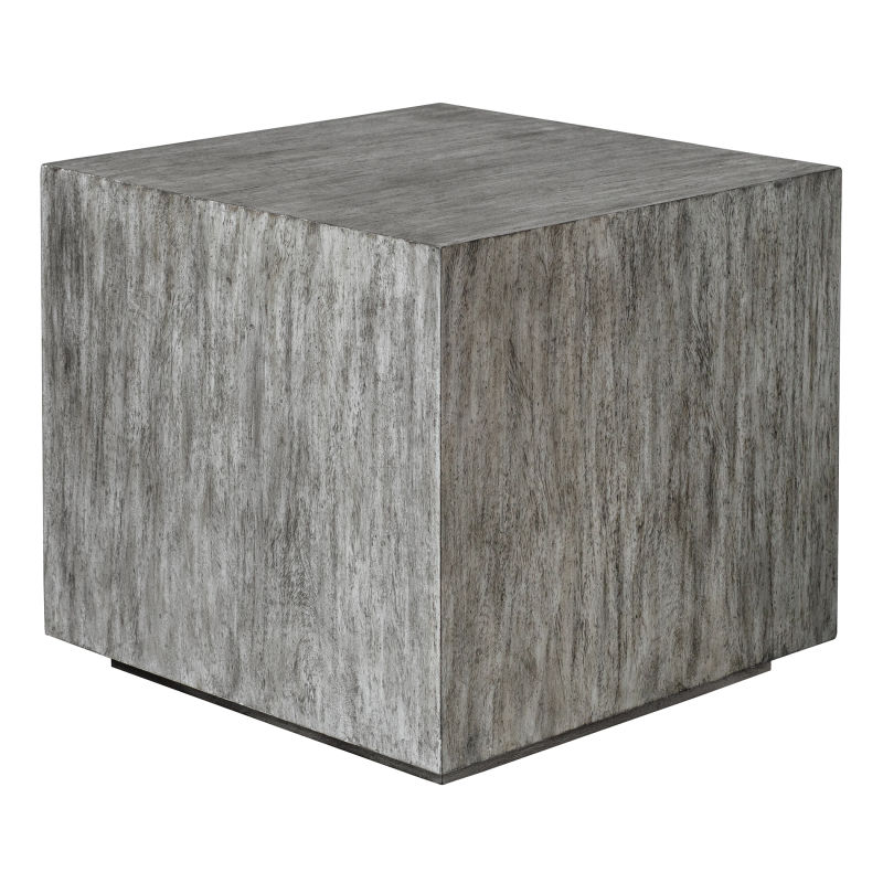 25442 Uttermost Kareem Modern Gray Side Table