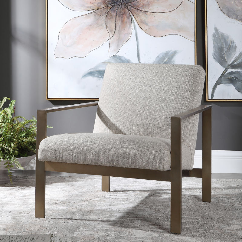 23525 Uttermost Wills Contemporary Accent Chair