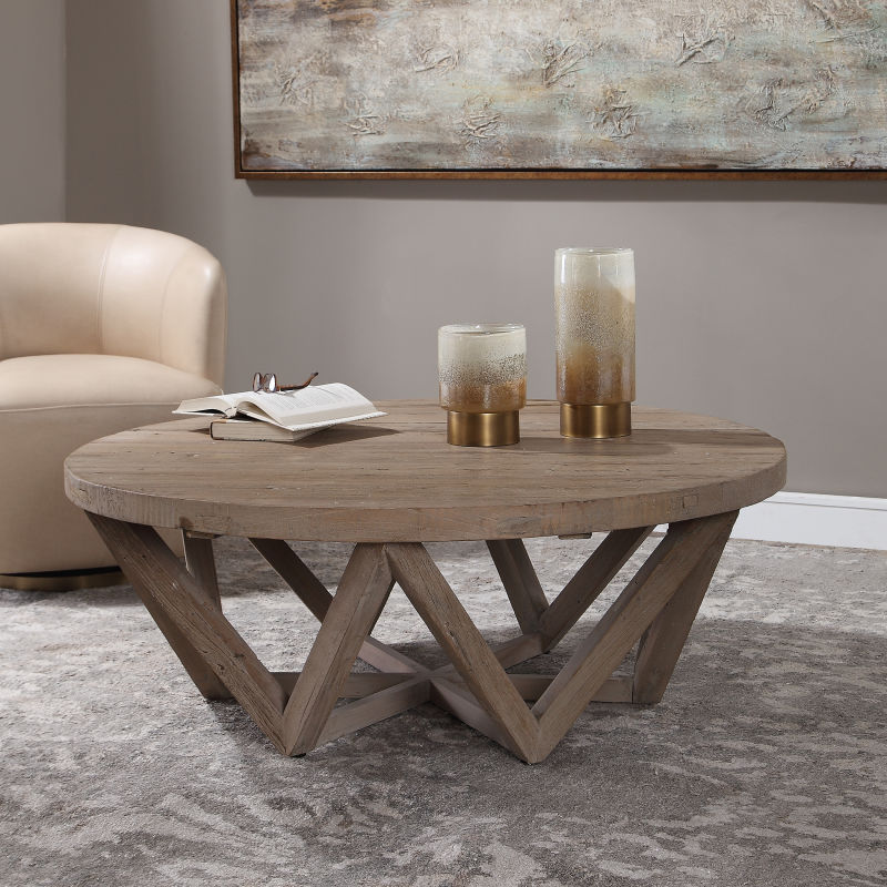 24928 Uttermost Kendry 48" Reclaimed Wood Coffee Table