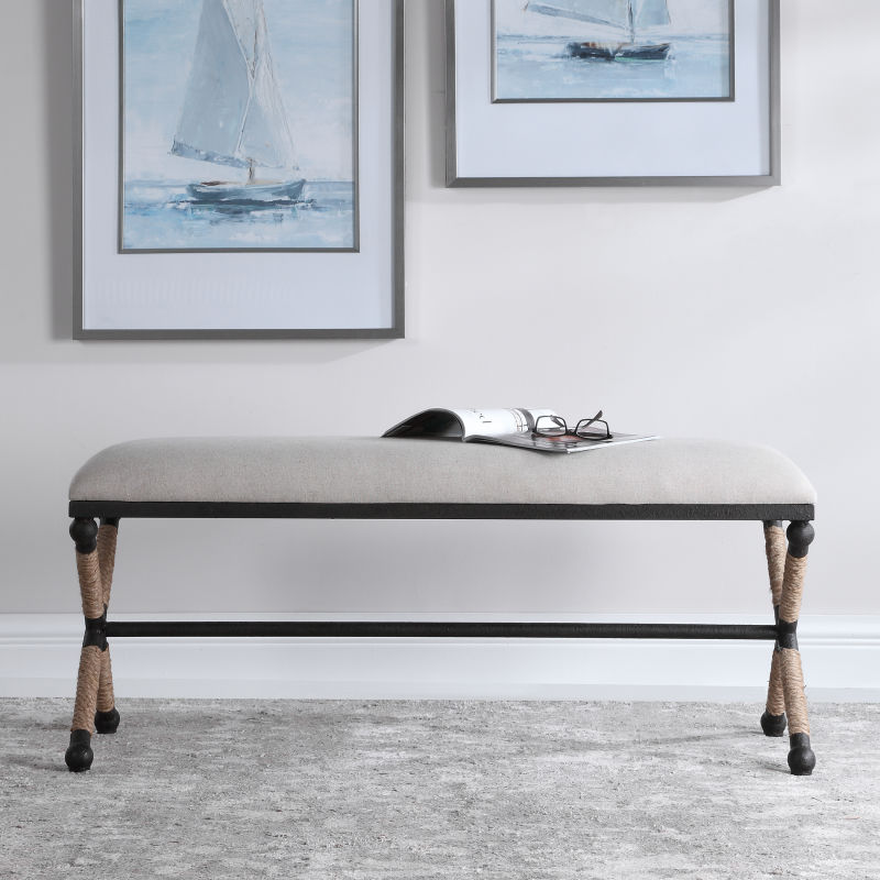23528 Uttermost Firth Oatmeal Bench