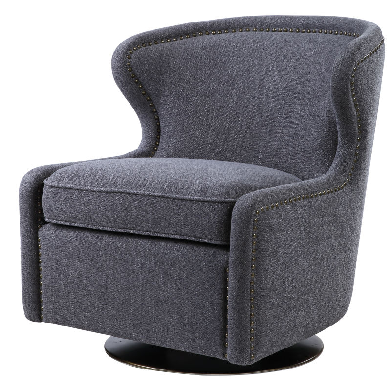 23560 Uttermost Biscay Swivel Chair