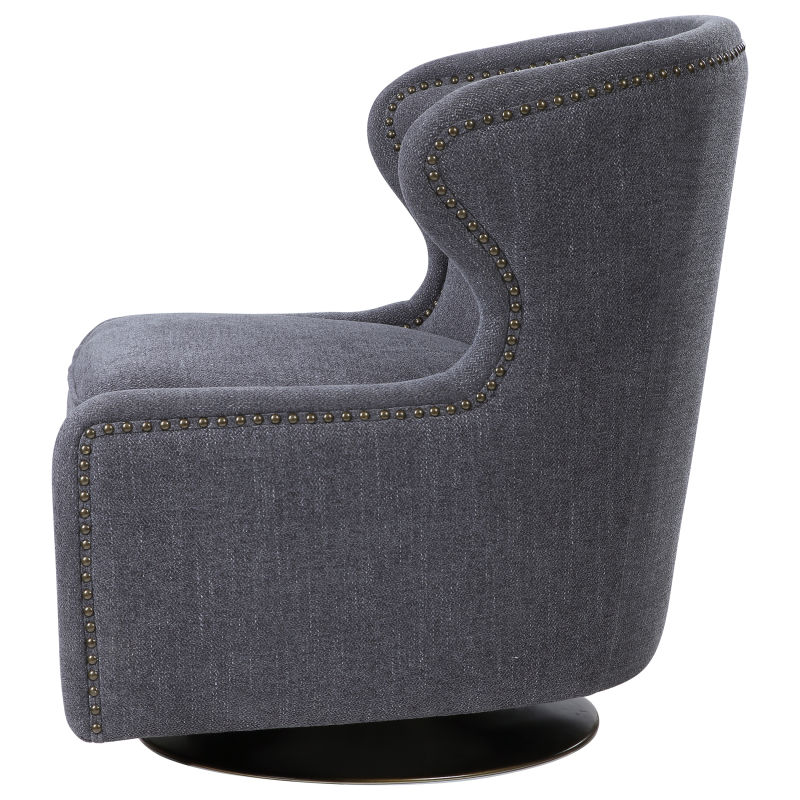 23560 Uttermost Biscay Swivel Chair