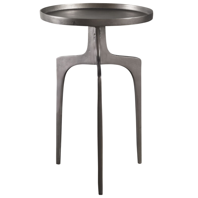 25082 Uttermost Kenna Nickel Accent Table