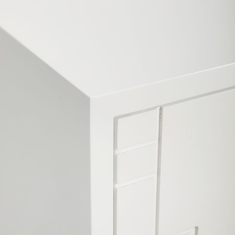 25105 Uttermost Stockholm White 2 Door Cabinet