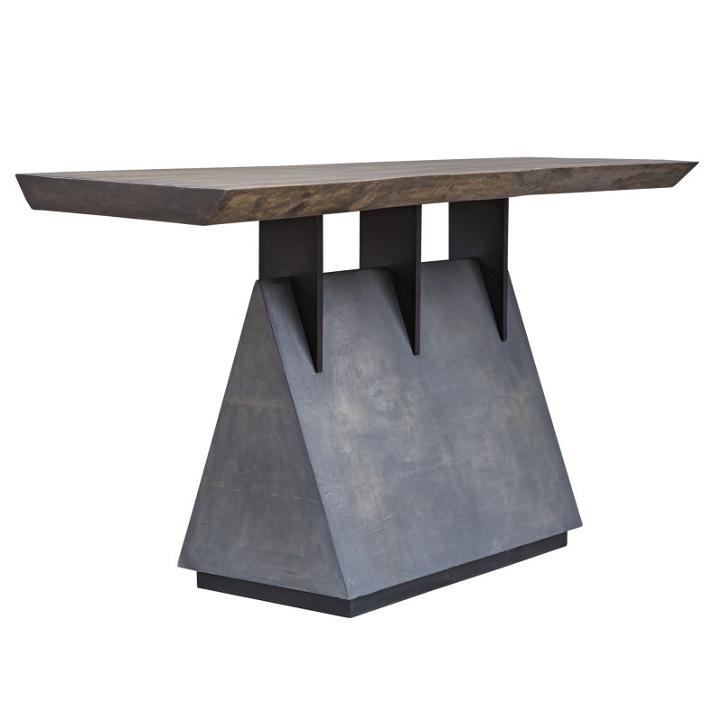 25482 Uttermost Vessel Industrial Console Table