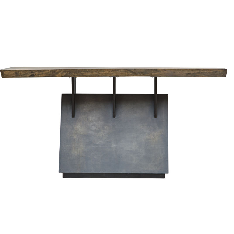 25482 Uttermost Vessel Industrial Console Table