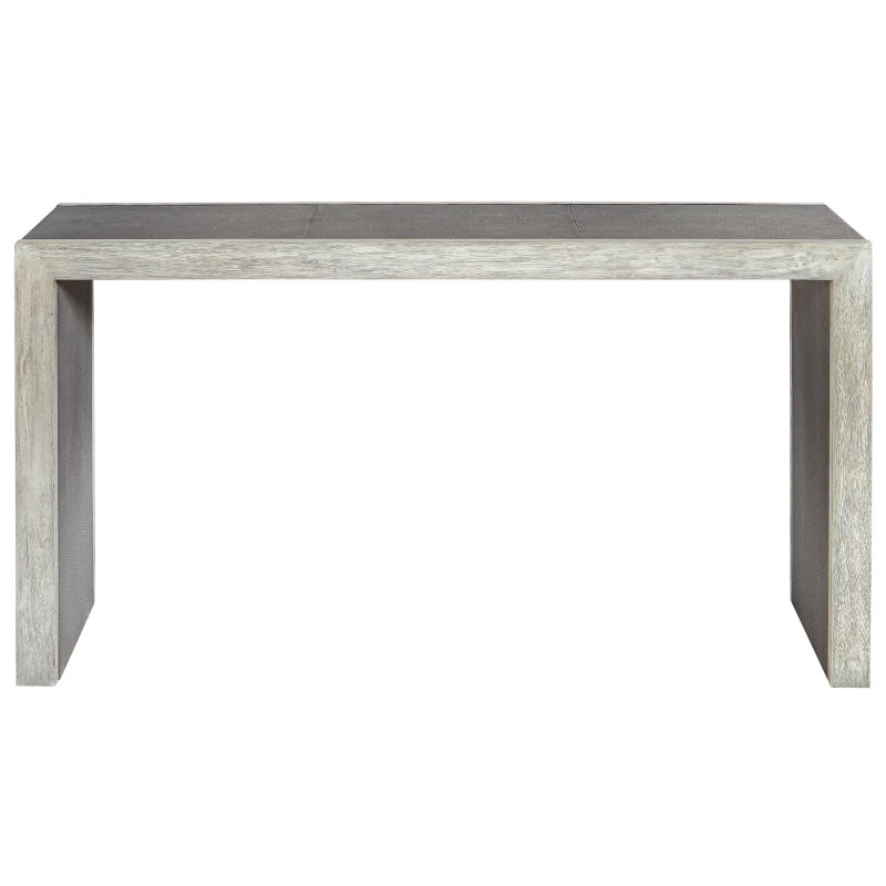 25483 Uttermost Aerina Aged Gray Console Table