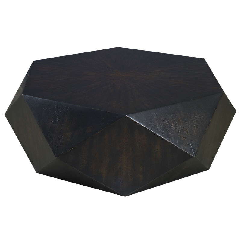 25491 Uttermost Volker Small Black Coffee Table