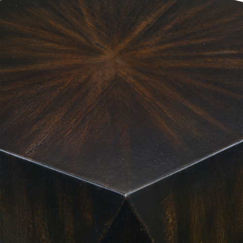 25492 Uttermost Volker Black Wooden Side Table