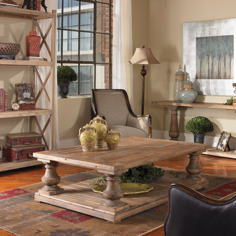 24251 Uttermost Stratford Rustic Cocktail Table