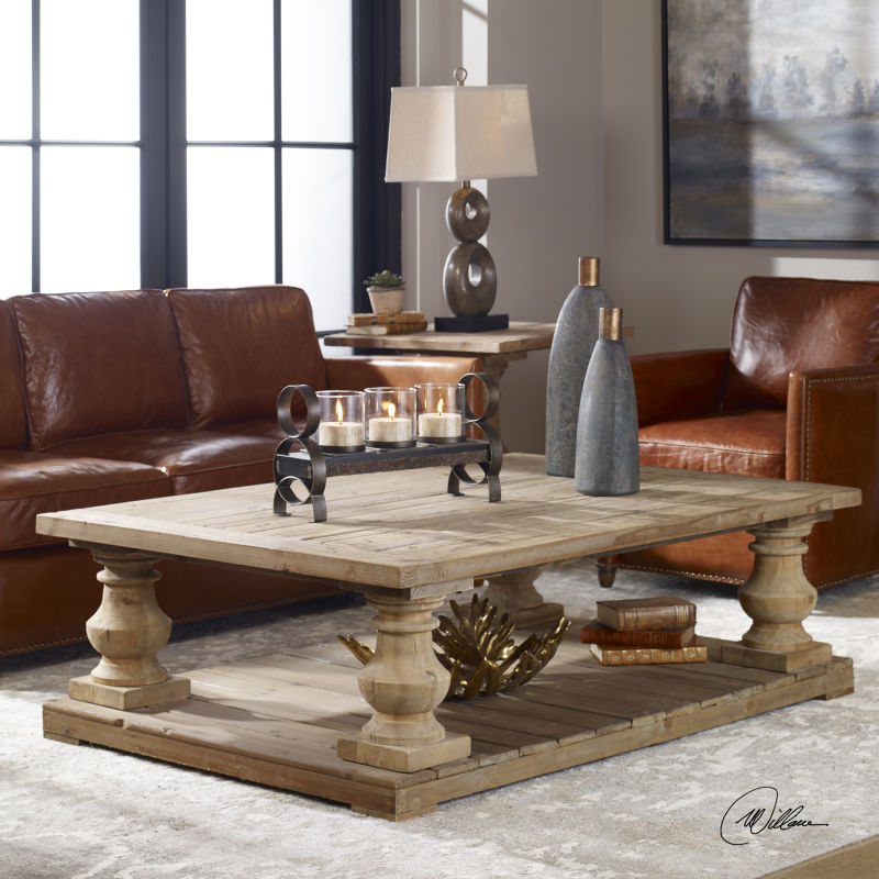 24251 Uttermost Stratford Rustic Cocktail Table
