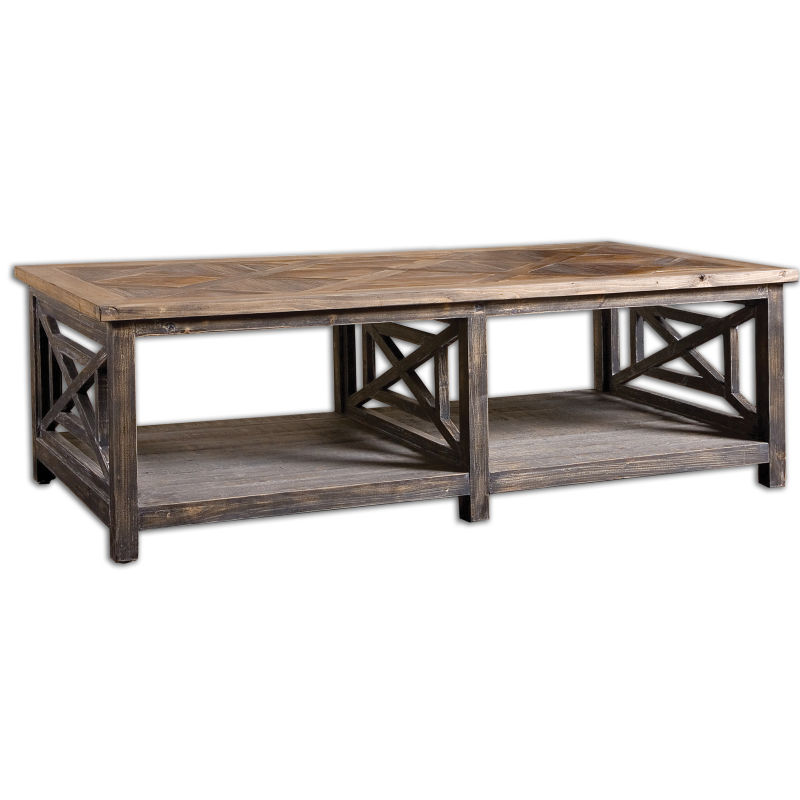 24264 Uttermost Spiro Reclaimed Wood Cocktail Table