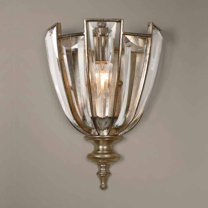 22494 Uttermost Vicentina 1 Light Crystal Wall Sconce