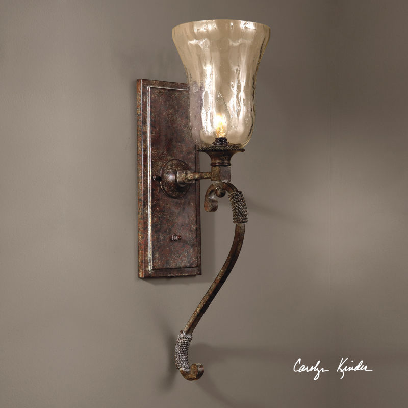 22418 Uttermost Galeana Glass Wall Sconces