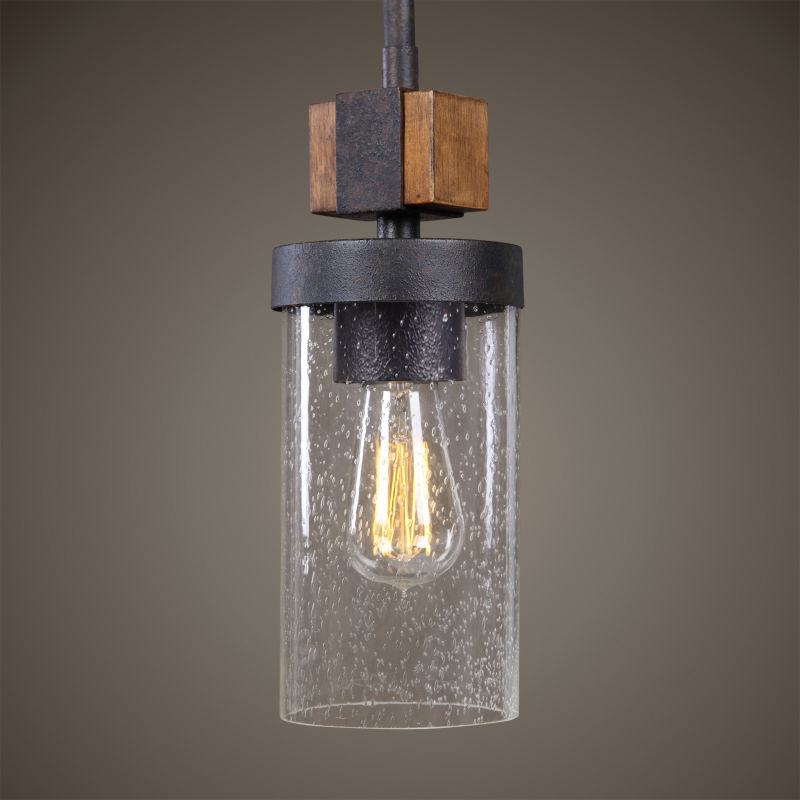 22195 Uttermost Atwood 1 Light Industrial Mini Pendant