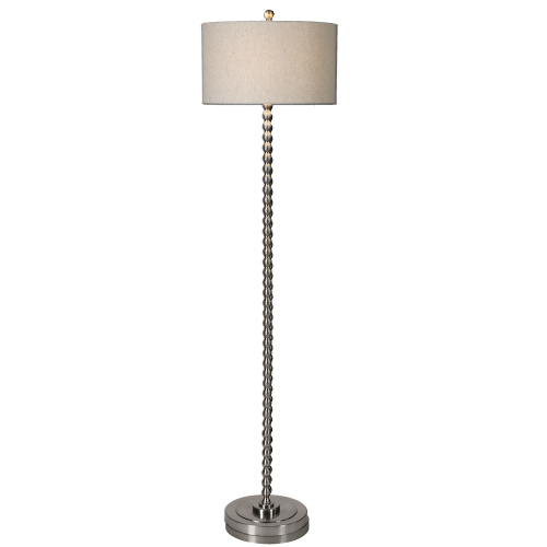 28640-1 Uttermost Sherise Beaded Nickel Floor Lamp