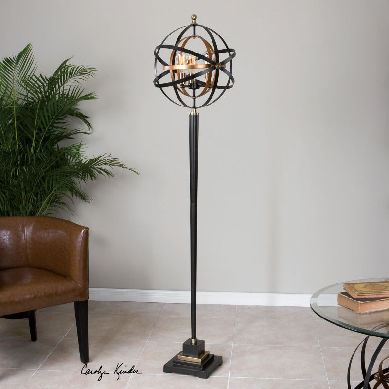 28087-1 Uttermost Rondure Sphere Floor Lamp