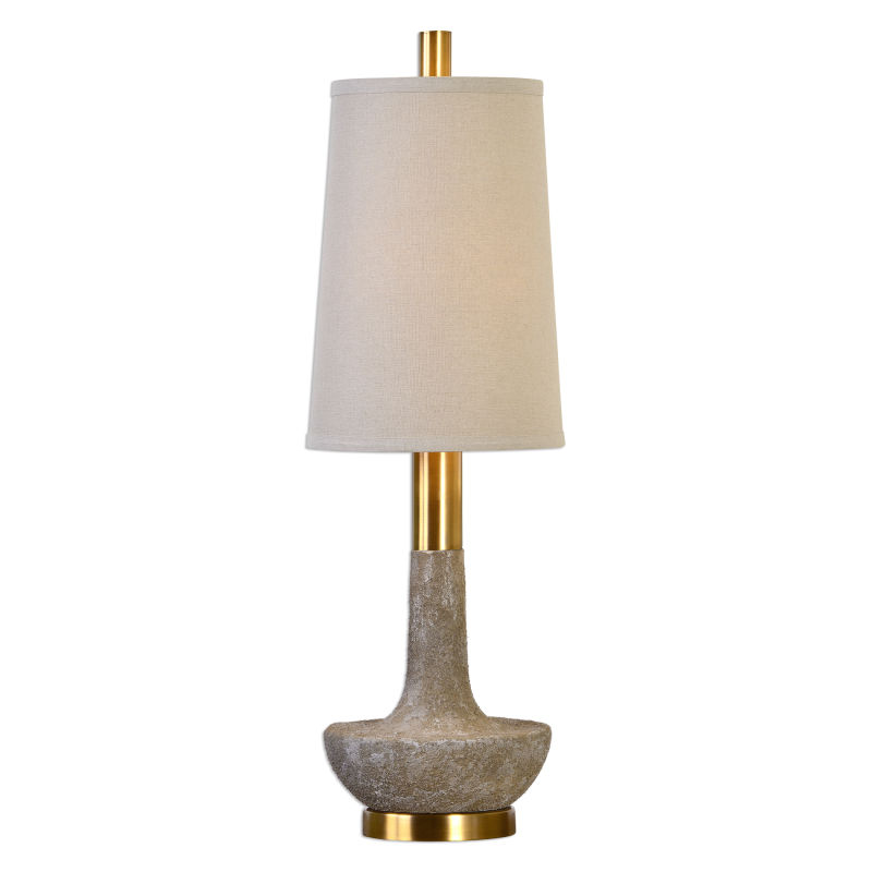 29211-1 Uttermost Volongo Stone Ivory Buffet Lamp