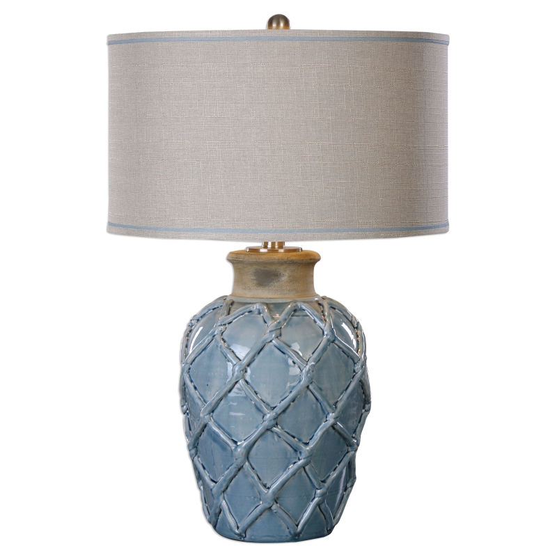 Uttermost Parterre Pale Blue Table Lamp