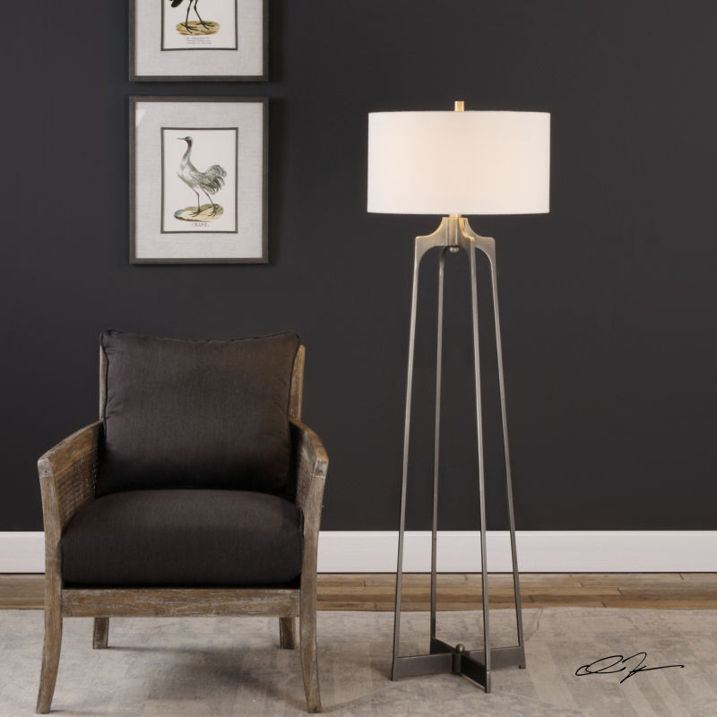 28131 Uttermost Adrian Modern Floor Lamp