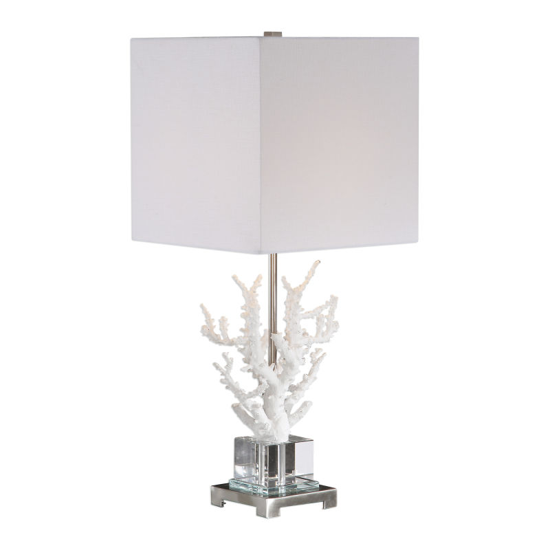 29679-1 Uttermost Corallo White Coral Table Lamp