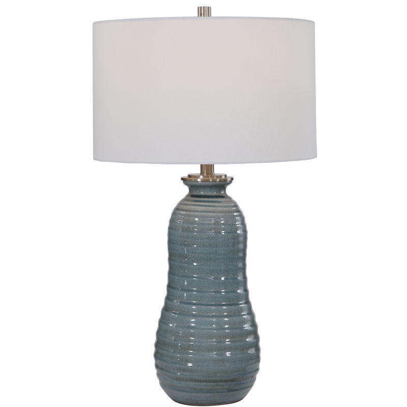 26362-1 Uttermost Zaila Light Blue Table Lamp