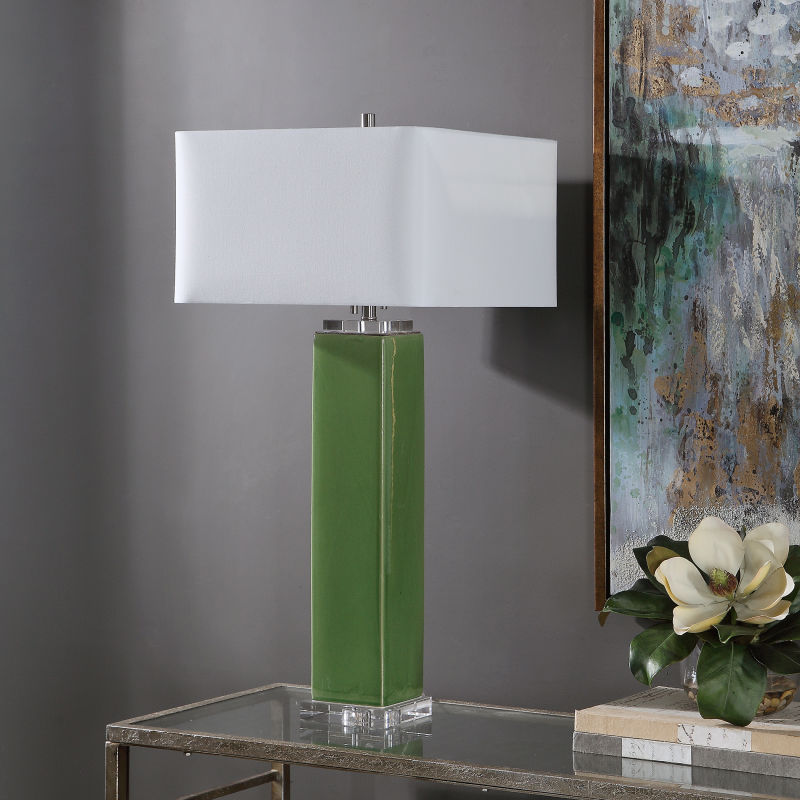 26410-1 Uttermost Aneeza Tropical Green Table Lamp