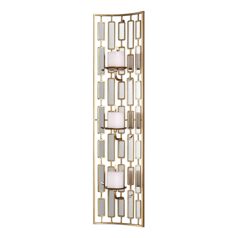 04045 Uttermost Loire Mirrored Wall Sconce