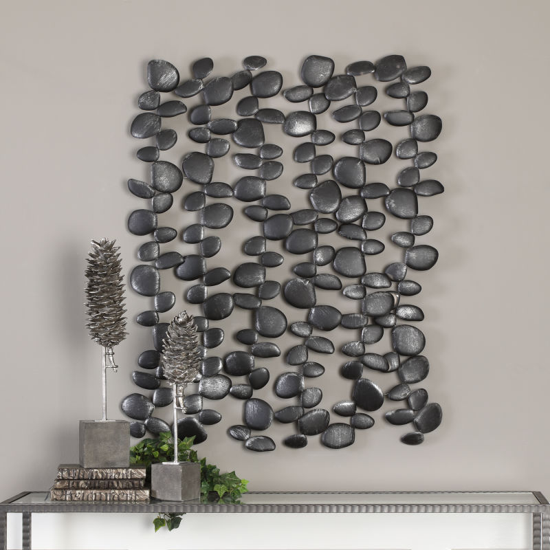 04144 Uttermost Skipping Stones Forged Iron Wall Art