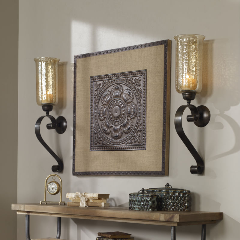19150 Uttermost Joselyn Bronze Candle Wall Sconce