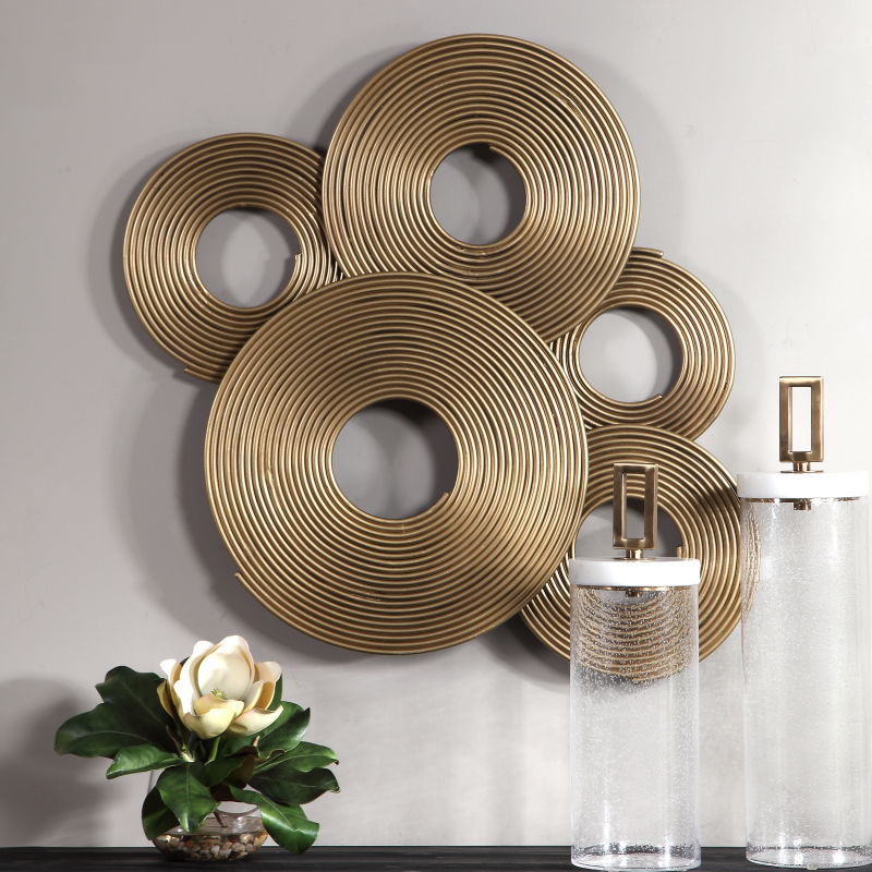 04201 Uttermost Ahmet Gold Rings Wall Decor