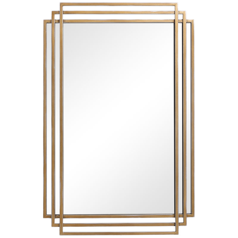 Amherst Brushed Gold Mirror by Uttermost