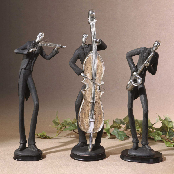 19061 Uttermost Musicians Decorative Figurines Set/3