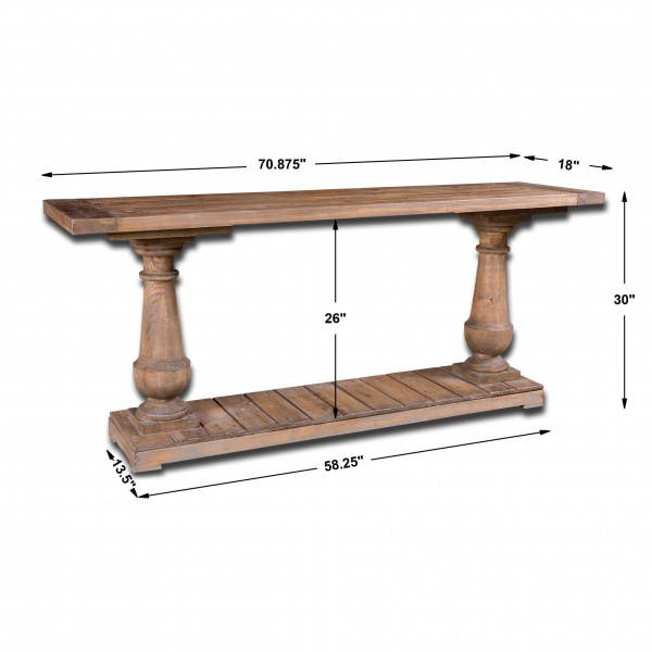 Uttermost 24250 Stratford Rustic Console 03